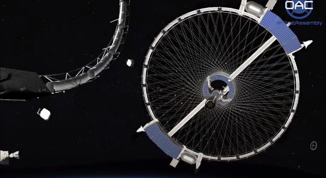 Orbital Assembly Announces the Pioneer Space Station for Gravity Enabled Tourism and Commercial Use