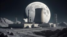 Nuclear Reactor on the Moon