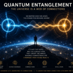 quantum entanglement and the universe shown in a poster presentation